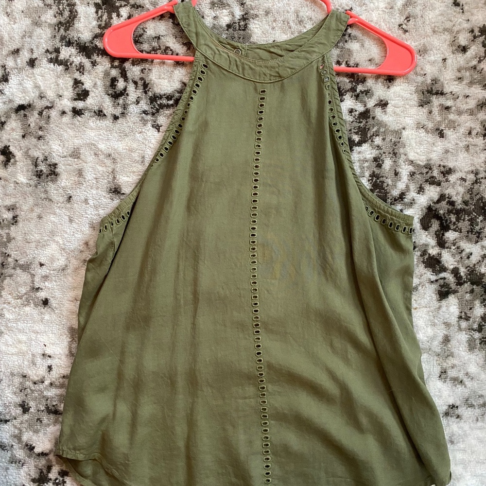 Anthropologie High Neck Blouse